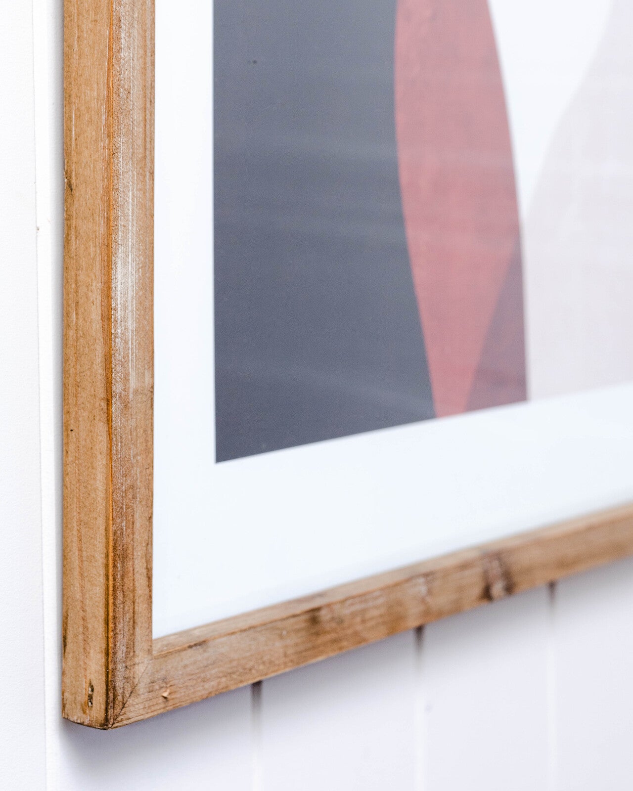 Premium Framed Glass Artwork - Moody Afternoon Abstract - Set of 2 - Cobbler rd