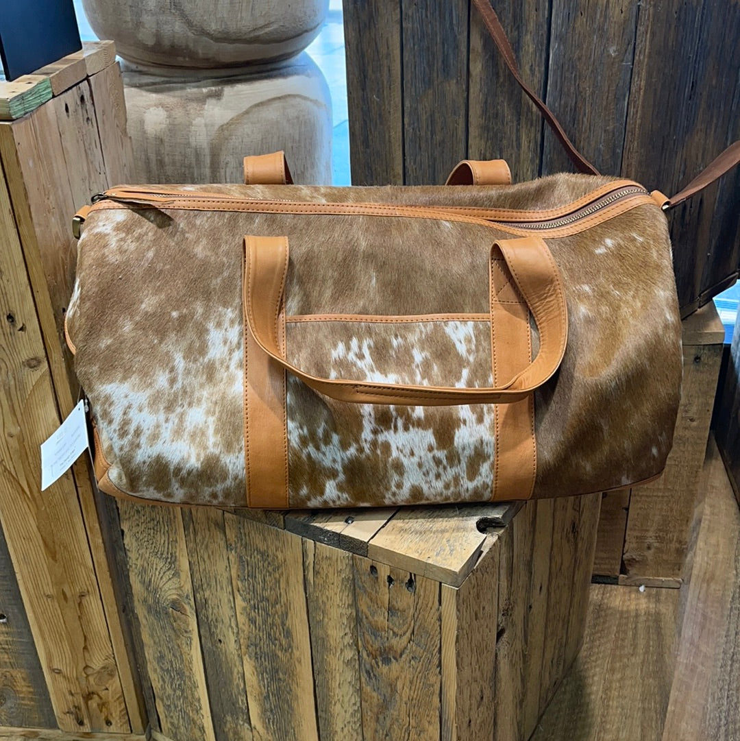 Cowhide luggage shops bags