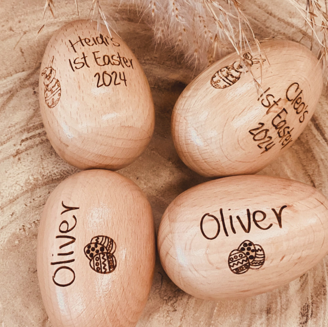 Wooden shaker eggs