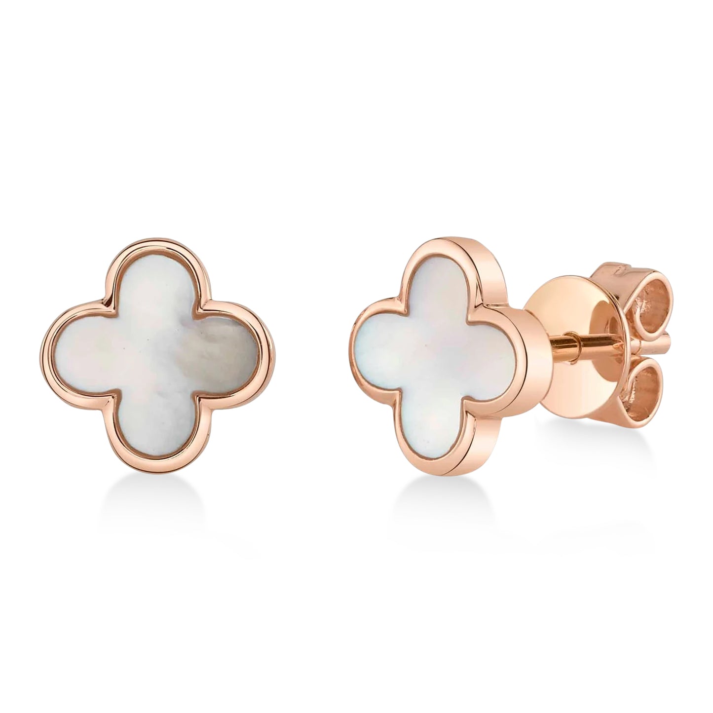 Clover and Grace - Clover pearl studs