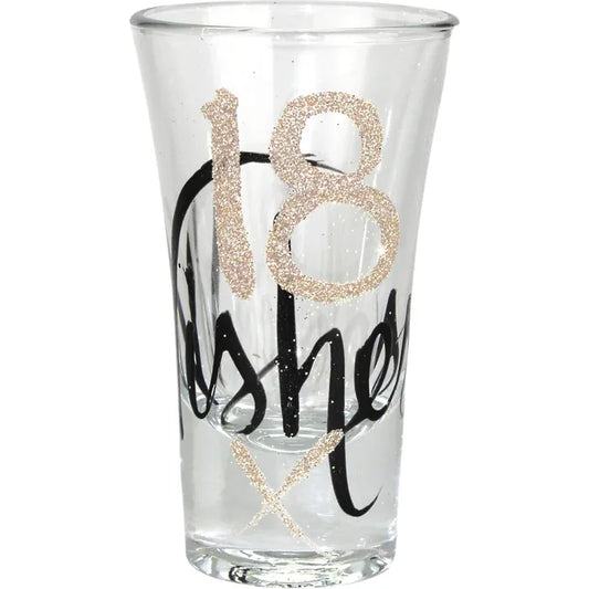 18 Wishes Rose Gold Shot Glass