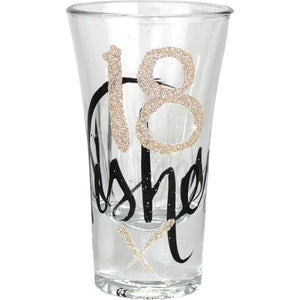 18 Wishes Rose Gold Shot Glass