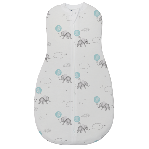 The Living Textiles luxuriously soft 100% cotton jersey swaddles make swaddling a breeze. Featuring a hip healthy design and 2-way zip so you can change baby without waking them. Swaddling can be a great way to keep baby from being disturbed by their own startle reflex and make them feel warm and secure as if they were cocooned in the womb. 
