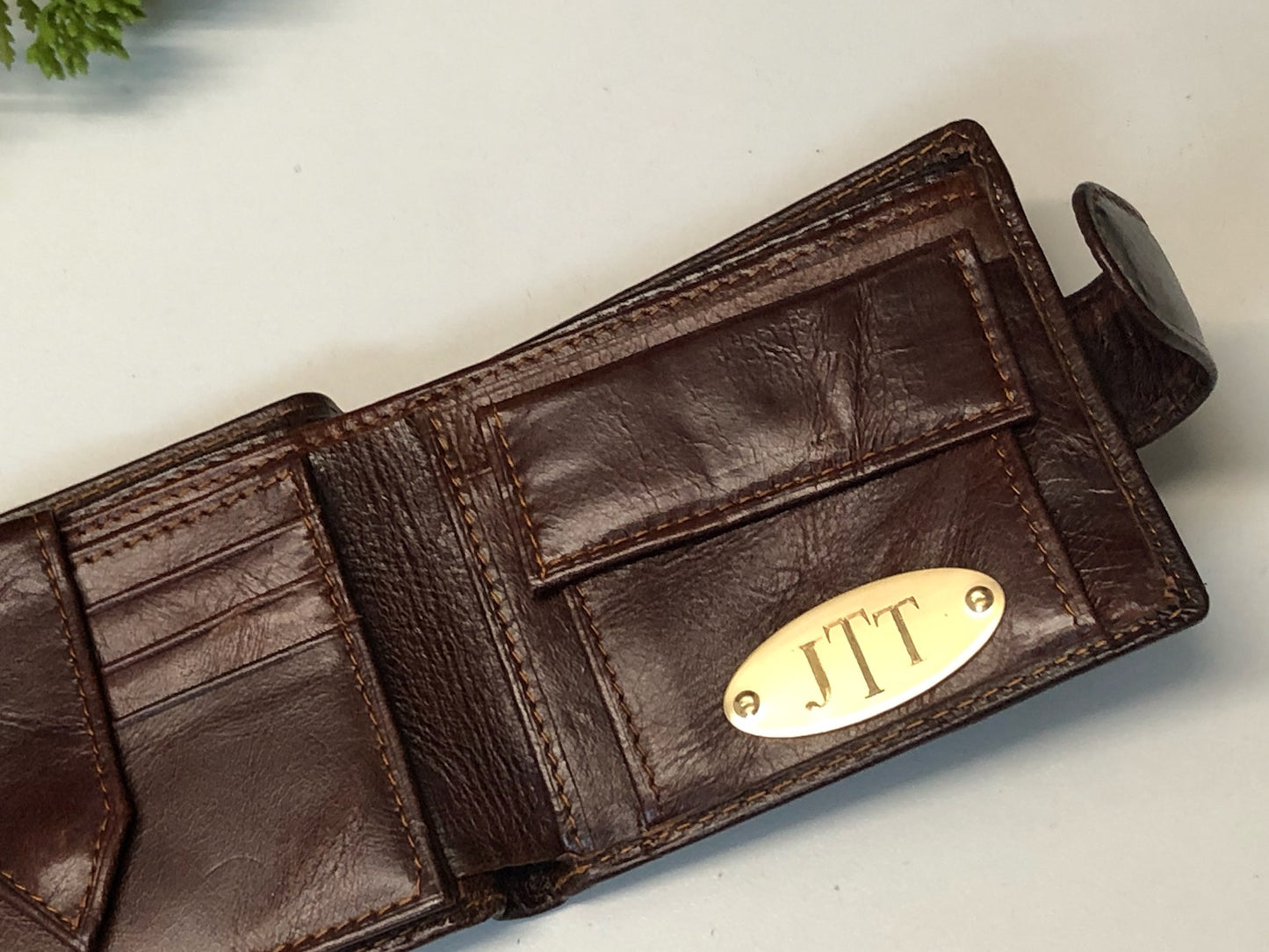 MENS LEATHER WALLET - LONGHORN