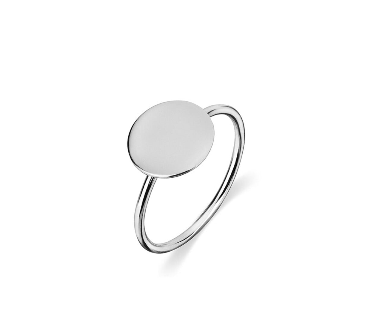 Sterling Silver Pinky Signet Ring