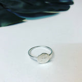 Sterling Silver Pinky Signet Ring