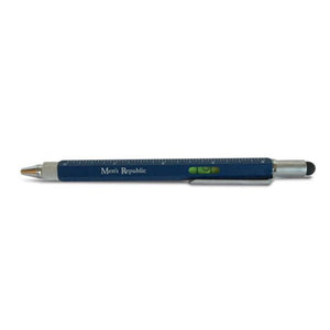 Men's Republic Stylus Pen Pocket Multi Tool 9-in-1 functions - Blue - Cobbler Rd