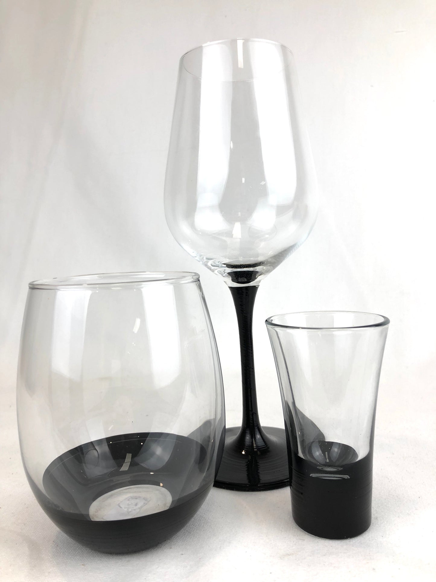 Assorted Glasses - Black