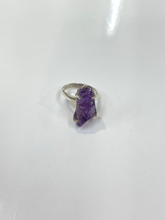 Amethyst Crystal Ring