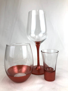 Assorted Glassses -Copper
