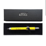 Men's Republic Stylus Pen Pocket Multi Tool 9-in-1 functions - Yellow