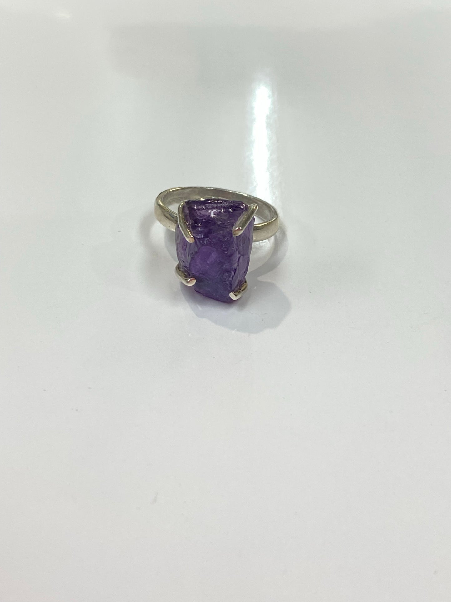 Amethyst Crystal Ring