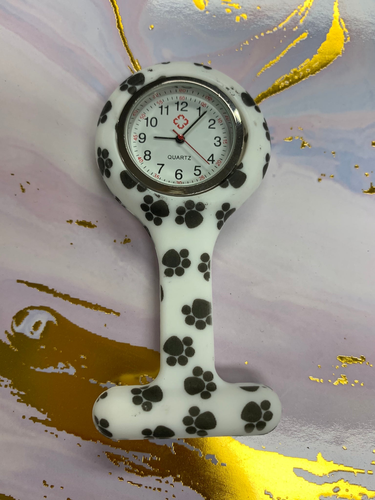 Paw print hot sale fob watch