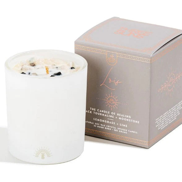 Three Suns Candle - Crystal Collection