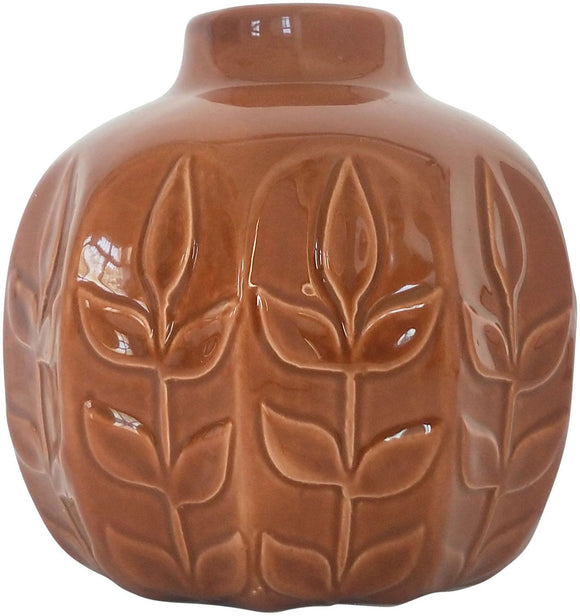 Petal Vase Terracotta 11cm