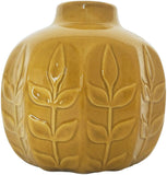 Petal Vase Mustard 11cm